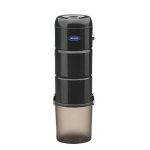 Vacuflo 566Q cyclonic central vacuum system bagless power unit 8000 sq ft USA made 535 air watts quiet 6 gallon dirt canister