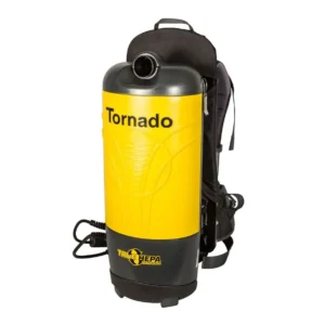 Tornado Pac-Vac Aircomfort backpack vacuum 6 qt commercial cleaner