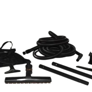 Titan T3 central vacuum garage kit with 50ft heavy duty hose for vehicle detailing garage workshop and large space cleaning applications