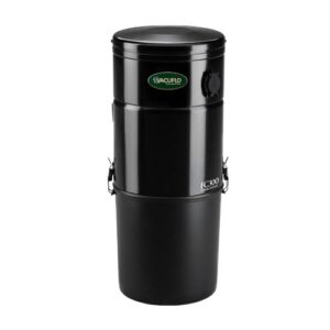 Vacuflo FC300 bagless central vacuum power unit compact USA made home vacuum system 2500 sq ft