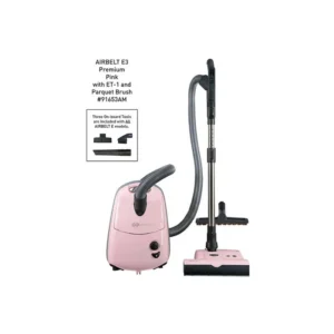 SEBO E3 canister vacuum pink