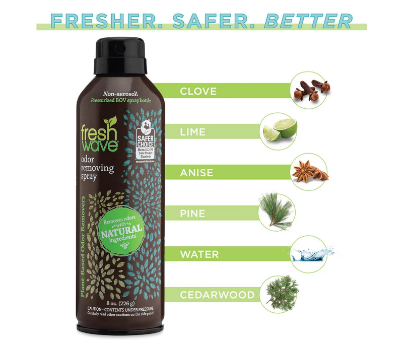 Fresh Wave 011 Home Spray 8oz Non AEROSOL-Fresh Wave Amber Deodorizer Fresh Wave 011 Home Spray 8oz Non AEROSOL-Fresh Wave Amber Deodorizer