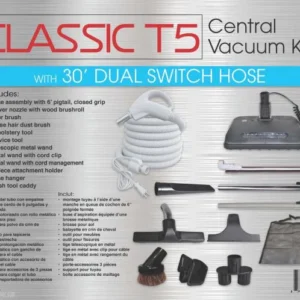 Titan Central Vacuum Kit 06-4914-68 T5 Classic 30Ft Pigtail With Poly-V/T5