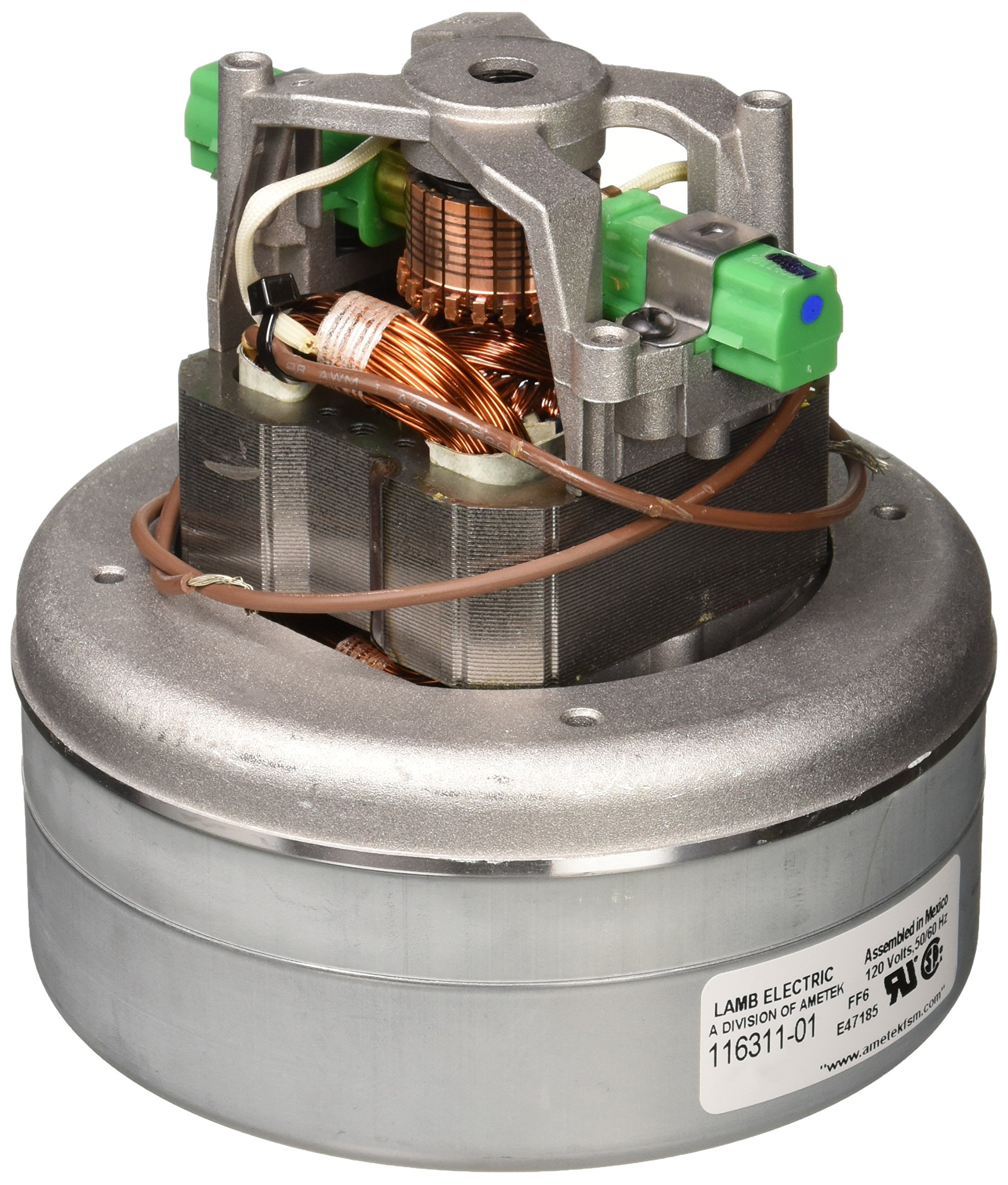 Ametek Lamb 116311-01 Vacuum Motor 2-Stage 5.7" Bypass Thru-Flow Ametek Lamb 116311-01 Vacuum Motor 2-Stage 5.7" Bypass Thru-Flow