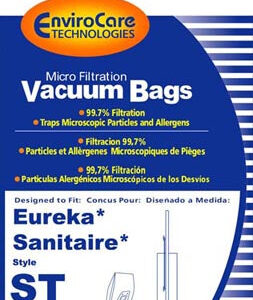 EnviroCare 161 Eureka Microfiltration Vacuum Bags 5 Pack Fits Eureka Type ST