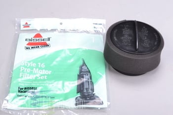 Bissell HEPA Filter Fits SET FOAM UPRIGHT STYLE OEM 32R9 Bissell 32R9 filter, Bissell Style 16 filter set, Bissell Helix upright filter replacement, Bissell 32064 filter equivalent, Bissell circular foam filter 32R9, PowerForce Helix filter kit, Bissell CleanView dirt cup filter, OEM Bissell 32R9 vacuum filter, Bissell pre motor filter circular set
