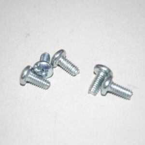 Kirby 193281A is an OEM screw used in Kirby 516 and later Classic 500 Series vacuums to secure the front wheel shaft plate. It is sold in a 5-pack and helps keep the wheel assembly properly fastened.