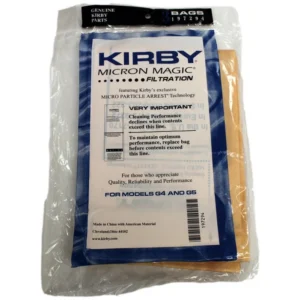 Kirby 197394A Paper Bags Kirby Generation 4 9PK Upright Fits Generation 4 / Gfour