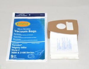 EnviroCare 817-9 Eureka Microfiltration Vacuum Bags 9 Pack Fits Eureka Type C