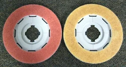 SEBO 3286ER40 DISCO Polishing Pads Red and Yellow 2 Pack Fits DISCO Floor Polisher