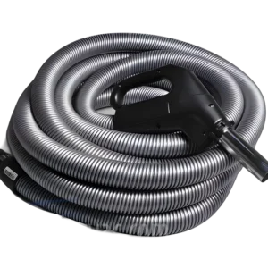 35 Foot Low Voltage Hose No Button Silver Black Grip 1-3/8 Inch 06-1115-04