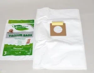 EnviroCare A856 Hoover Allergen Vacuum Bags 3 Pack Fits Hoover Type Y