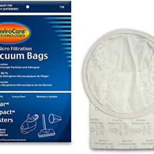 EnviroCare 738 Compact Microfiltration Vacuum Bags 12 Pack Fits Compact Type ST