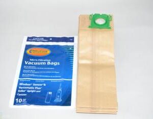 EnviroCare 143 Windsor Microfiltration Vacuum Bags 10 Pack Fits Windsor Sensor uprights
