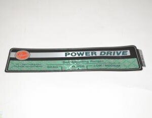 Hoover 52115117 Hood Nameplate-Hoover 3105(Green)