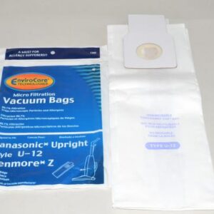 Kenmore 60-2430-03 PAPER BAGS-PANASONIC,U-12,3PK,Upright FITS MODELS MC-UG773 & MC-UG775 Fits UG773, UG775