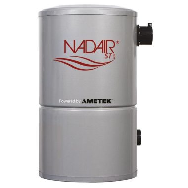 Nadair 60018 Central Vacuum Unit Central Vacuum Power Unit 4,000 5.7” 2-Stg T/F 140.9” 127.1 600 No HEPA Bags 19.5”T 62 Nadair 60018 Central Vacuum unit