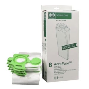SEBO 7029AM-16 FELIX DART Models Vacuum Bags Filter Bag Box 16 Bags With Caps