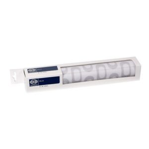 The 7095AM11 is a decorative textile exhaust microfilter used in compatible SEBO FELIX and DART upright vacuum cleaners. It serves as the final stage of S-Class filtration, capturing ultra-fine dust and allergens before air exits the machine to keep exhaust air clean.