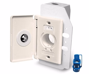 Hayden Almond Side Opening SuperValve 110V Receptacle 792095A