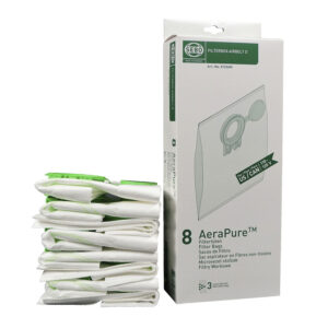 SEBO 8120AM D Series Models Vacuum Bags Filter Bag Box D 8 Bags With Caps