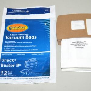 EnviroCare 815 Oreck Microfiltration Vacuum Bags 12 Pack Fits Oreck Type ST