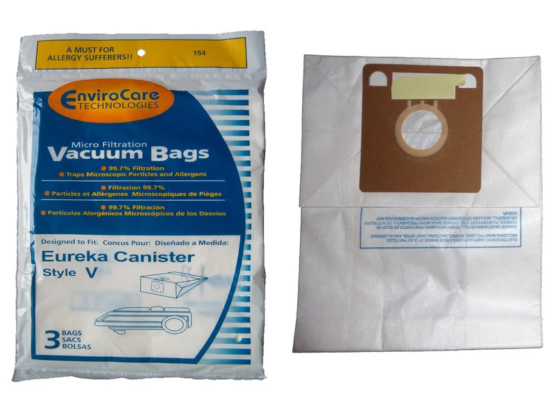 EnviroCare 154 Eureka Microfiltration Vacuum Bags 3 Pack Fits Eureka Type ST EnviroCare 154 Eureka Microfiltration Vacuum Bags 3 Pack Fits Eureka Type ST