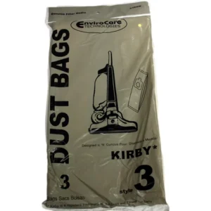 EnviroCare 838SW Kirby Vacuum Bags 3 Pack Fits GE and Kirby vacuum systems