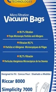 EnviroCare 846-12 Riccar Microfiltration Vacuum Bags 12 Pack Fits Riccar