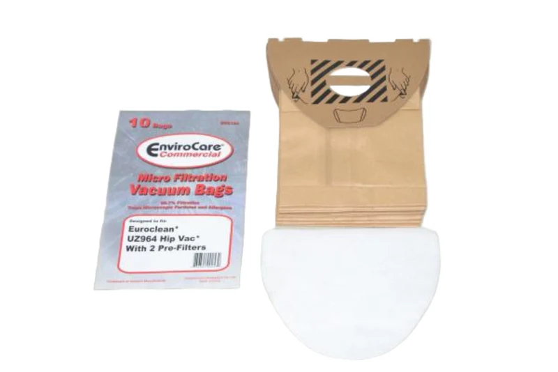 EnviroCare ECC144 Euroclean Vacuum Bags 10 Pack Fits UZ964 EnviroCare ECC144 Euroclean Vacuum Bags 10 Pack Fits UZ964