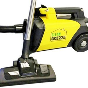 Clean Obsessed CO711 Lightweight Commercial HEPA Canister Vacuum 115 inch waterlift 27 foot 17/3 cord 8 piece tool kit H