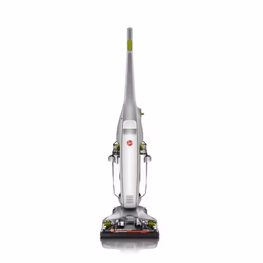 Hoover FH40160 Floormate SpinScrub Hard Floor Cleaner "Hoover FloorMate Deluxe FH40160 hard floor cleaner machine in Moondust Metallic finish with dual water tanks."