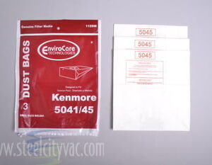 Kenmore 46-2430-03, Kenmore vacuum bags, Kenmore 5041 bags, Kenmore 5045 bags, Kenmore H bag, EnviroCare vacuum bags, Kenmore canister vacuum bags, Kenmore 3 pack vacuum bags, Kenmore replacement dust bags, vacuum bag Kenmore 5041, vacuum bag Kenmore 5045, Kenmore filter bags, Kenmore bagged vacuum accessories, Kenmore paper dust bags, Kenmore vacuum supplies