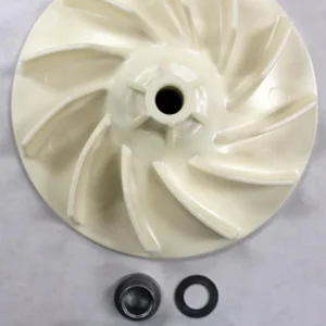 The Kirby 119078A 4 Piece Fan Kit is a genuine Lexan impeller fan assembly designed to restore proper airflow, suction, and performance in compatible older Kirby vacuum models including Heritage, Legend, Tradition, and Classic series machines. This durable 4-piece kit includes the fan, shaft, bushing, and washers needed for a complete replacement, helping protect the motor while keeping your Kirby running smoothly and efficiently.