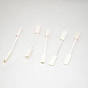 Kirby 602889A is a right-side carbon brush lead wire used in Kirby Generation 3 vacuums to carry electrical current to the motor’s carbon brush. It is an OEM replacement part sold in a 5-pack that helps maintain proper motor operation and electrical connection