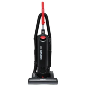 Sanitaire SC5815, SC5815D commercial upright vacuum, FORCE QuietClean vacuum, 15 inch commercial HEPA vacuum, top fill bag upright vacuum, Sanitaire large capacity upright, SC5815 HEPA upright cleaner