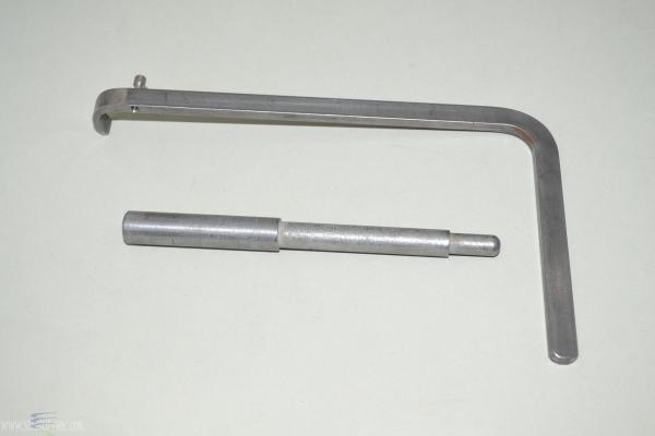 Kirby T124S Spring Tool Set OEM 505 515 Two Piece Fits Classic 500 Series The Kirby T124S Spring Tool Set is a genuine OEM two-piece spring winding tool set used for installing and adjusting Kirby handle and spring assemblies on compatible 505 and 515 series vacuums. Built for durability and precise service work, this specialty tool helps technicians safely tension springs during Kirby vacuum repairs and restorations.