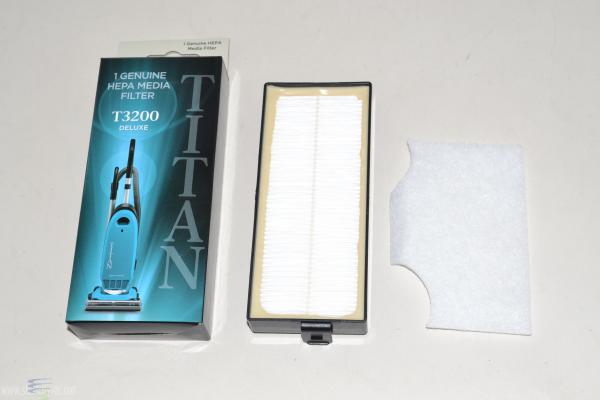 Titan Filter Set Fits SET-TITAN T3200 UPRIGHT OEM T3200F The Titan T3200F is a foam and felt filter set used in compatible Titan upright vacuum cleaners (including the T3200 series). It helps trap fine dust and debris before it reaches the motor, protecting the vacuum and maintaining strong suction performance.