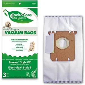 EnviroCare A135 Electrolux Allergen Vacuum Bags 3 Pack Fits Electrolux Type ST