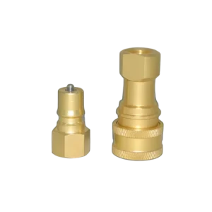 COUPLER QUICK CONNECT COMMERCIAL 1/4 BRASS SET MALE FEMALE Commercial Extractor Part 14-1070-07