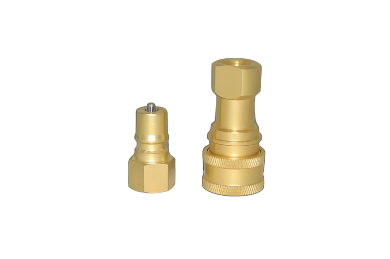 COUPLER QUICK CONNECT COMMERCIAL 1/4 BRASS SET MALE FEMALE Commercial Extractor Part 14-1070-07 COUPLER QUICK CONNECT COMMERCIAL 1/4 BRASS SET MALE FEMALE Commercial Extractor Part 14-1070-07