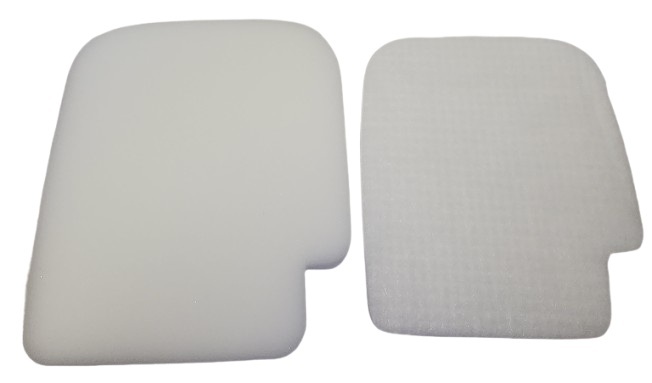 Clean Obsessed CF849 Vacuum Filter Fits SHARK STRATOS DUOCLEAN POWERFINS UPRIGHTS 1 HEPA & 2 FOAM FILTERS per Pack Clean Obsessed CF849, Shark Stratos filter replacement, Shark DuoClean PowerFins HEPA filter, AZ3002 filter kit, AZ3000 vacuum filter set, Shark Stratos upright foam filter, XFFKAZ3000 replacement filter, CF849 vacuum filter kit