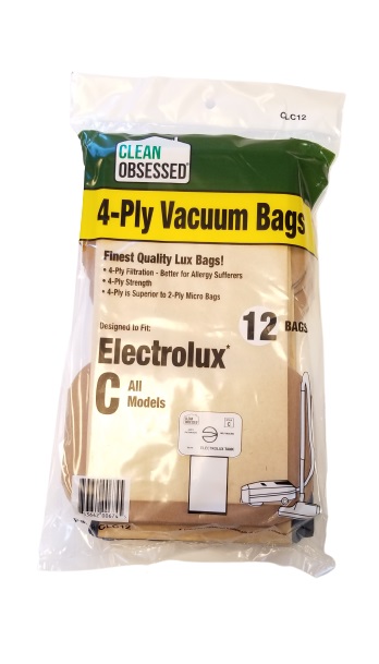 Clean Obsessed CLC12 HEPA Vacuum Bags Fits Lux Canister Paper Bags 12/pk 12 Pack Clean Obsessed CLC12, Lux canister vacuum bags, HEPA vacuum bags CLC12, Clean Obsessed vacuum bags 12 pack, Lux vacuum replacement bags, canister vacuum paper bags Lux, Clean Obsessed dust bags, vacuum cleaner bags Lux canister, HEPA style vacuum bags Lux, Clean Obsessed vacuum parts, replacement dust bags Lux vacuum, commercial vacuum bags Lux compatible, vacuum bag 12 pack CLC12, Lux filter bags, Clean Obsessed bagged vacuum accessories
