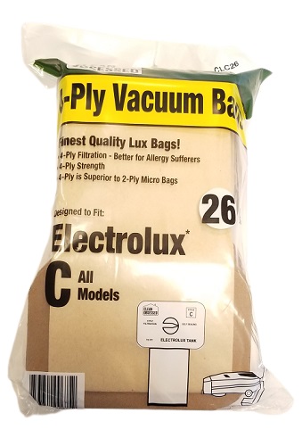 Clean Obsessed CLC26 HEPA Vacuum Bags Fits Lux Canister Paper Bags 26/pk 26 Pack Clean Obsessed CLC26, Lux canister vacuum bags, HEPA vacuum bags CLC26, Clean Obsessed vacuum bags 26 pack, Lux vacuum replacement bags, canister vacuum paper bags Lux, Clean Obsessed dust bags, vacuum cleaner bags Lux canister, HEPA style vacuum bags Lux, Clean Obsessed vacuum parts, replacement dust bags Lux vacuum, commercial vacuum bags Lux compatible, vacuum bag 26 pack CLC26, Lux filter bags, Clean Obsessed bagged vacuum accessories
