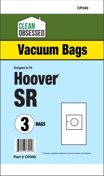 Clean Obsessed CP340 HEPA Vacuum Bags Fits HOOVER TYPE S MICRO PAPER BAGS, 9/PK 9 Pack Clean Obsessed CP340, Hoover Type S vacuum bags, Hoover S bags, HEPA vacuum bags CP340, Hoover micro paper bags, Clean Obsessed vacuum bags 9 pack, Hoover vacuum bag replacement, upright vacuum bags Hoover Type S, vacuum cleaner bags Hoover S, Clean Obsessed vacuum parts, Hoover dust bags replacement, micro filtration vacuum bags, CP340 replacement bags, Hoover HEPA style bags, vacuum accessories Hoover Type S