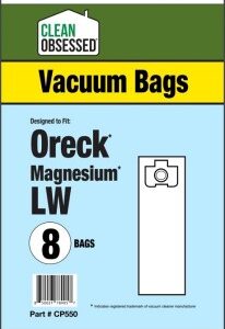 Clean Obsessed CP550, Oreck Type LW vacuum bags, Oreck Magnesium vacuum bags, HEPA vacuum bags CP550, Oreck upright vacuum bags, Clean Obsessed vacuum bags 8 pack, Oreck replacement dust bags, micro paper vacuum bags LW, vacuum cleaner bags Oreck Magnesium, Clean Obsessed vacuum parts, Oreck vacuum bag replacement, upright vacuum HEPA bags, CP550 replacement bags, Oreck LW filter bags, vacuum accessories Oreck Type LW
