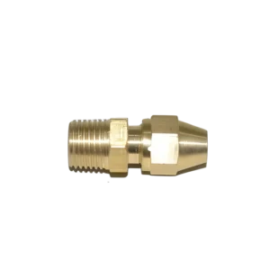 COMPRESSION FITTING JET WAND BRASS 1/4 X 1/4 Commercial Extractor Part 14-1973-05