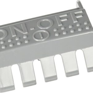 The Kirby 110301 foot pedal (grey) is a genuine OEM on/off switch cover pedal used on Ultimate G and Diamond Edition Kirby vacuums. It covers and protects the rear foot switch area while providing a clean, durable surface for activating the vacuum’s power control.