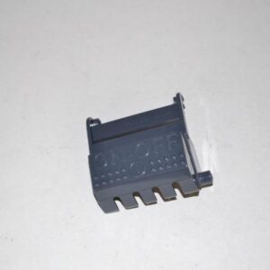 Kirby 110393 is a dark gray foot pedal switch used to turn compatible Kirby vacuum cleaners on and off. It replaces a worn or broken floor power switch and restores normal operation.