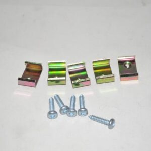 Kirby 233100A is a 5-pack of hose yoke (HSY) components used on Kirby Generation 3 vacuums to secure and connect the hose assembly to the machine. It is an OEM replacement set that ensures a tight, stable hose connection for proper suction and airflow.